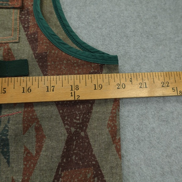 Double D Ranch Vest Womens Medium Brown Southwestern Embroidered Horse Zip Up - Picture 13 of 15